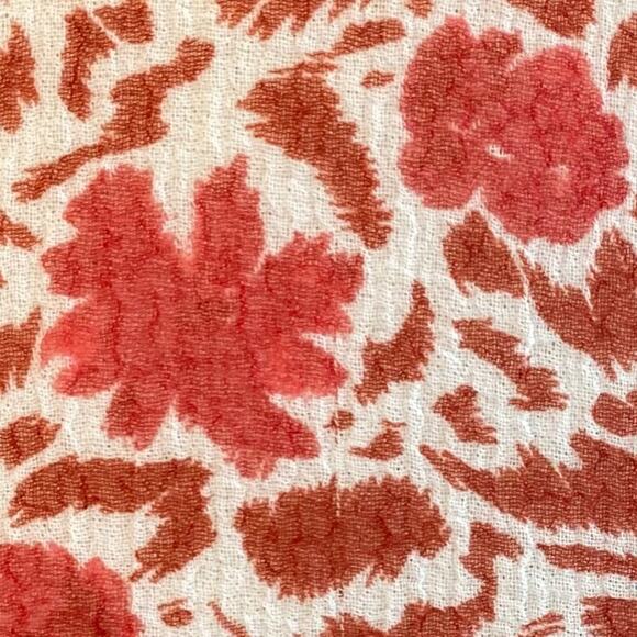 MISA Sandra Ruffled Chiffon Top Floral sz S - Picture 9 of 14